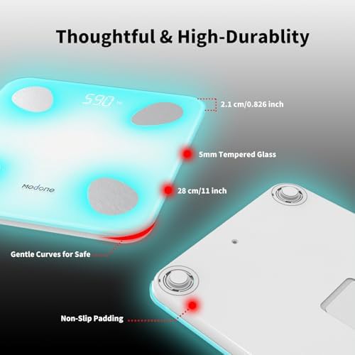 Color changing digital smart bathroom scale — photo 5