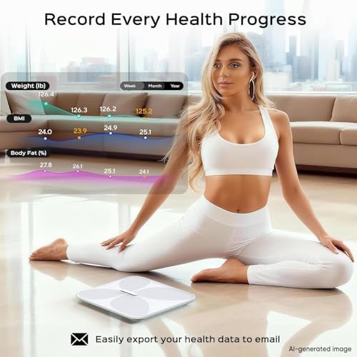 Smart Bluetooth White Body Composition Scale — photo 4