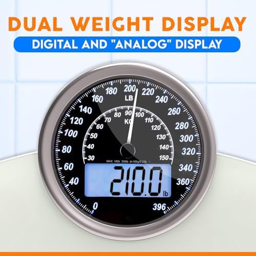 Frost white hybrid analog and digital scale — photo 3