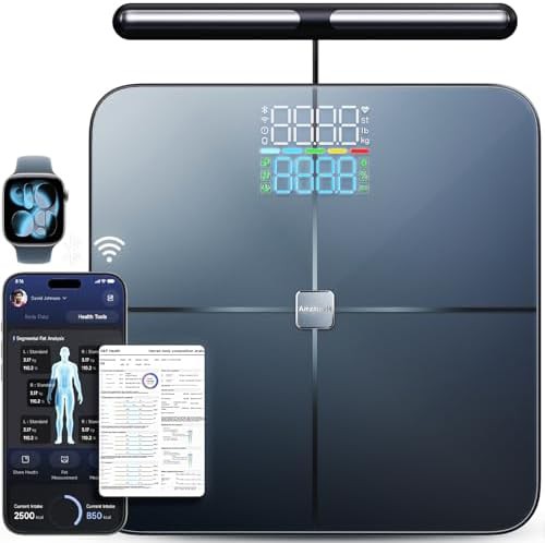 Eight Electrode Smart Body Composition Gray Scale