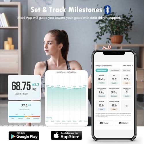 Digital smart scale for composition analyzer and app sync — photo 4