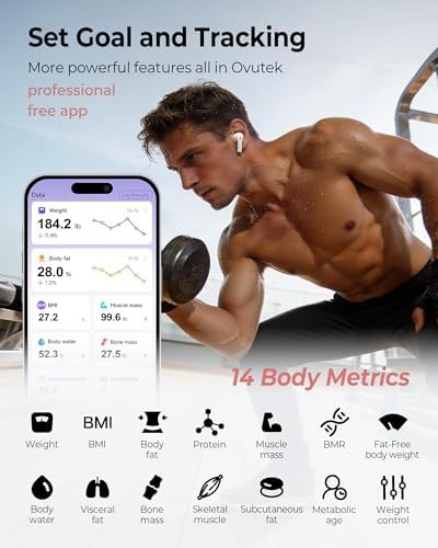 Pink smart bmi body fat scale 400lb — photo 5