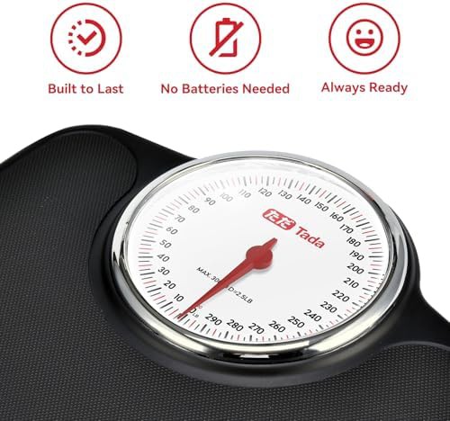 Analog Easy Read Non Slip Bathroom Scale — photo 4