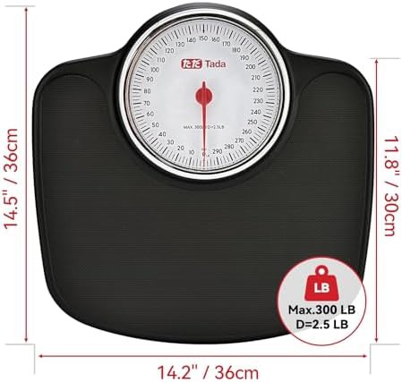 Analog Easy Read Non Slip Bathroom Scale — photo 5