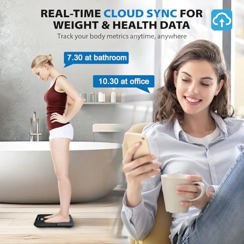 WiFi smart bathroom scale supporting 500 lb capacity — photo 3