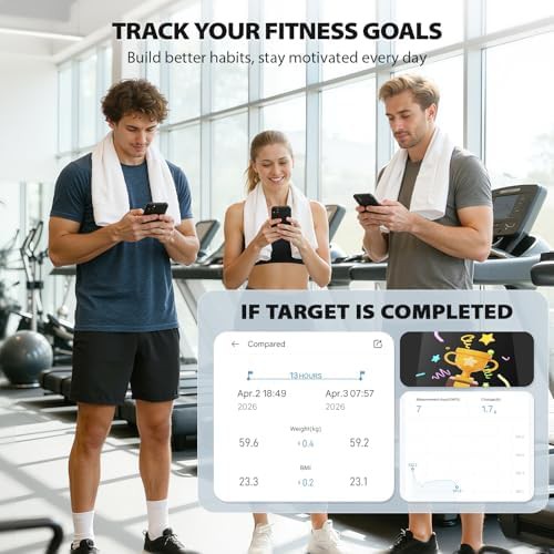 WiFi smart bathroom scale supporting 500 lb capacity — photo 4