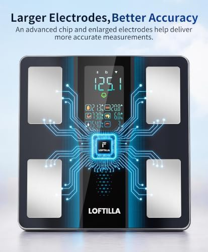 Loftilla smart body fat scale with display — photo 3