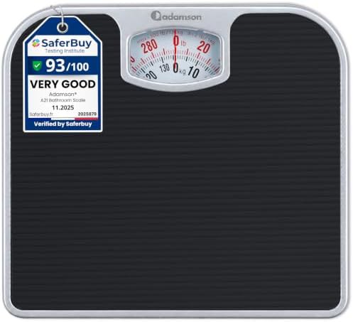 Silver finish analog scale for daily tracking