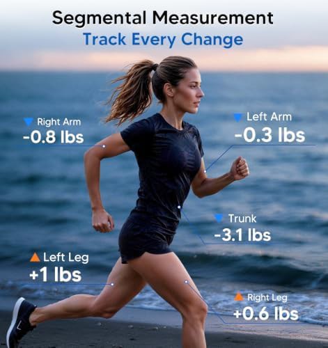 GE smart scale with 8 electrode body composition in black — photo 3